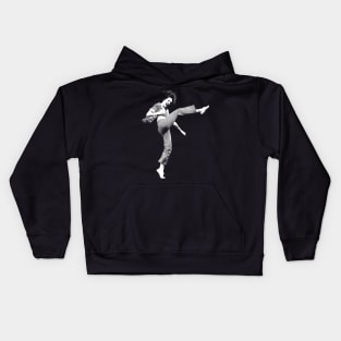 Sally Omalley - I'm 50 i like to kick, streth, and kick! Kids Hoodie